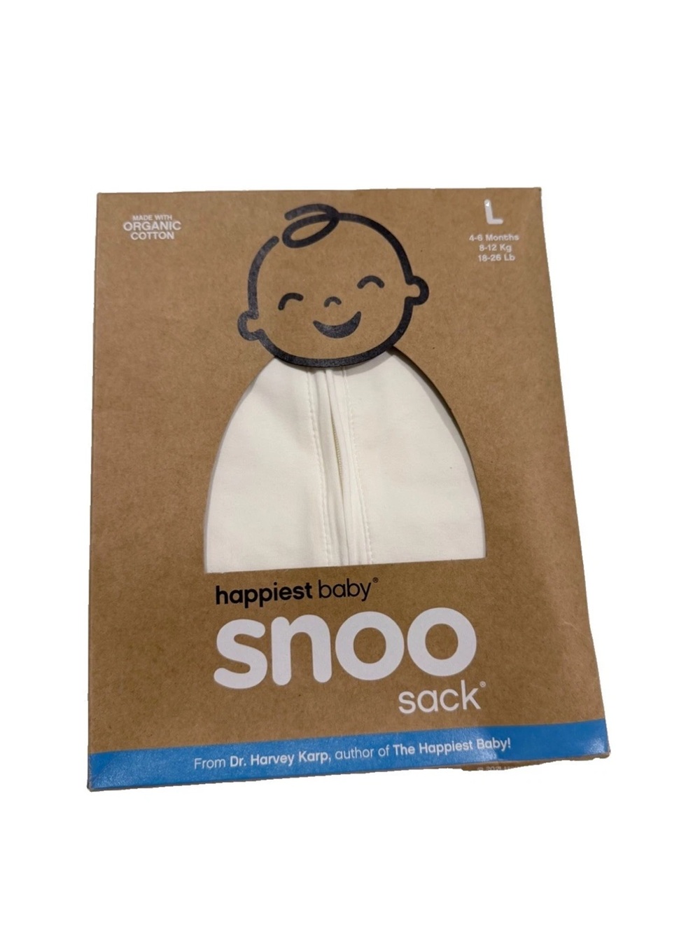 SNOO Sleep Sack Swaddle Happiest Baby Large New In box, 18-26 Lb 4-6 Months